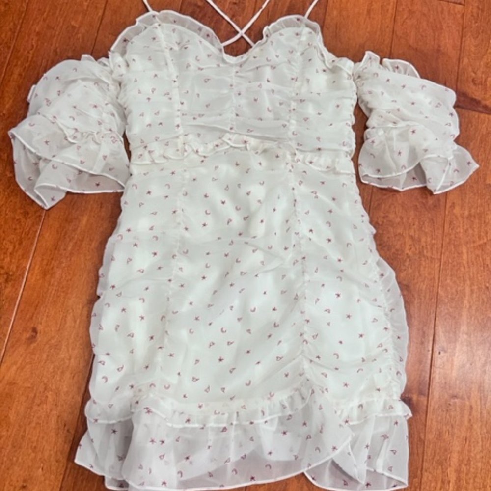 For Love & Lemons La Brooke Cocktail Dress- NEW size Large - Picture 5 of 8